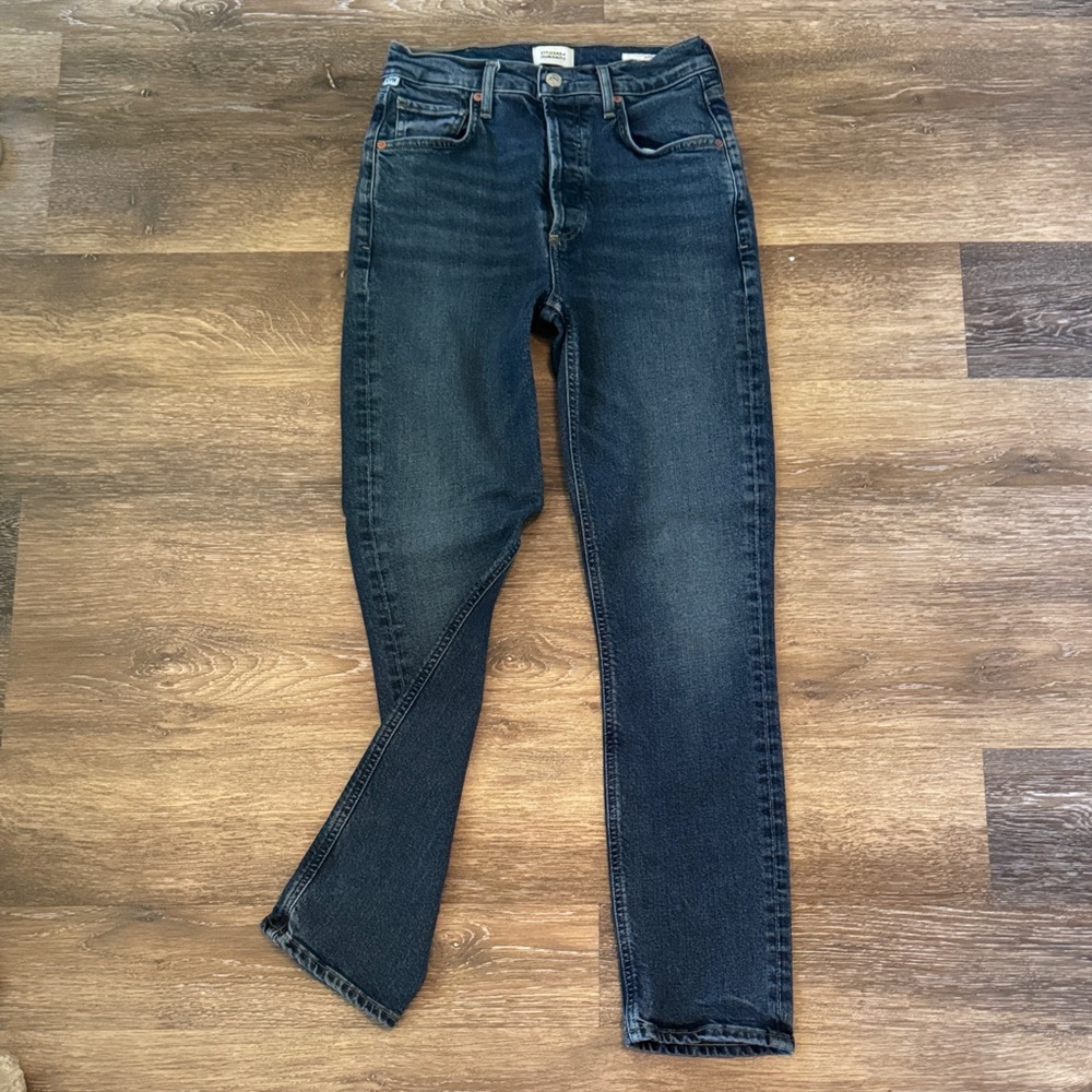 Citizens Of Humanity Charlotte Dark Indigo Straight Leg Jeans